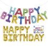 Φουσκωτό Μεταλλιζέ Happy Birthday Ύψος γραμμάτων=41cm απο τα Καλοκαιρινά Είδη SUMMERtiempo 96-771 116791