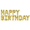Φουσκωτό Μεταλλιζέ Happy Birthday Ύψος γραμμάτων=41cm απο τα Καλοκαιρινά Είδη SUMMERtiempo 96-771 116791