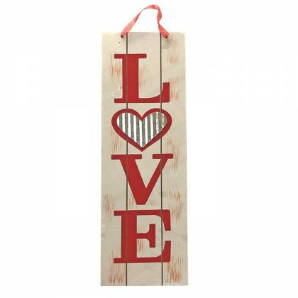 ΕΠΙΓΡΑΦΗ LOVE ΞΥΛΙΝΗ ΚΡΕΜΑΣΤΗ 48x15cm  στην Κατηγορία Διάφορες 