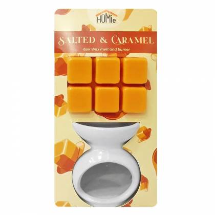 Βάση με Αρωματικό wax Melt Salted Caramel 6 Κύβοι   στην Κατηγορία Κορμοί - Αρωματικά - Κηροπηγίου - Λοιπά 