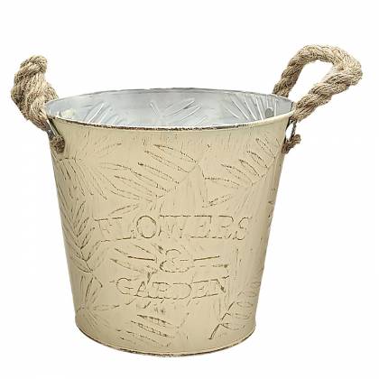 Γλαστράκι-Κασπώ Μεταλλικό με Κλαδιά ø18x17cm  στην Κατηγορία Γλαστράκια - Ποτιστήρια 
