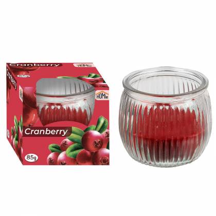 Κερί Wild Cranberry σε Βάζο 21h, 85gr Net, 7x6,5cm  στην Κατηγορία Κορμοί - Αρωματικά - Κηροπηγίου - Λοιπά 