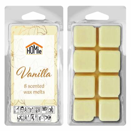 Αρωματικό wax Melt Βανίλια σετ=8 Κύβοι 80gr  στην Κατηγορία Κορμοί - Αρωματικά - Κηροπηγίου - Λοιπά 