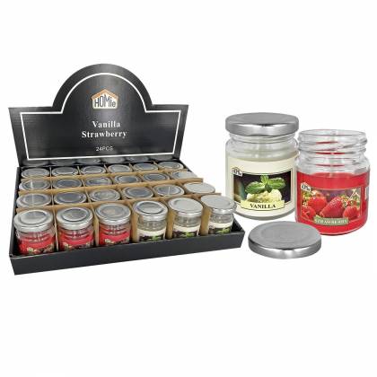Κερί Αρωματικό σε Βαζάκι με Καπάκι 6x5cm, 105g Gross, 30g net  στην Κατηγορία Κορμοί - Αρωματικά - Κηροπηγίου - Λοιπά 
