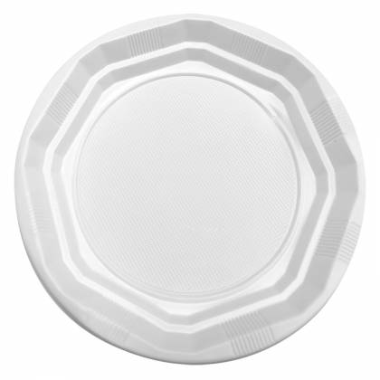 ΠΙΑΤΑ ΠΛΑΣΤΙΚΑ ΛΕΥΚΑ 22cm ΠΑΚ=20ΤΕΜ Φ20cm  στην Κατηγορία Πλαστικά Πιάτα - Δοχεία Τροφίμων 