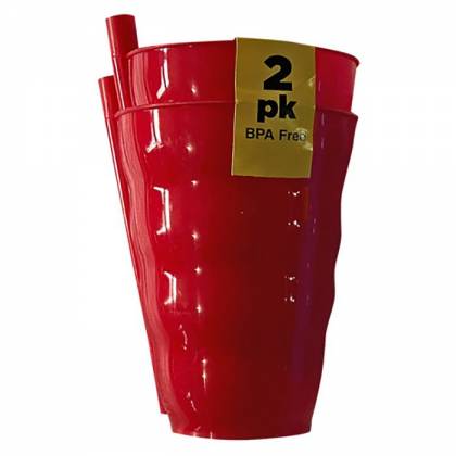 ΠΟΤΗΡΙ ΠΛΑΣΤΙΚΟ ΜΕ ΚΑΛΑΜΑΚΙ 11,5x8cm  στην Κατηγορία Πλαστικά Ποτήρια - Βάζα - Κανάτες 