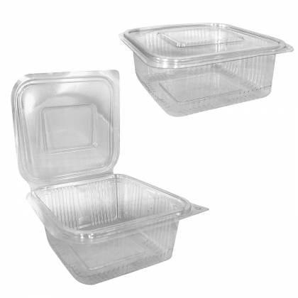 ΚΥΠΕΛΛΟ CLAM SHELL PET 100ΤΕΜ 500mL  στην Κατηγορία Πλαστικά Πιάτα - Δοχεία Τροφίμων 