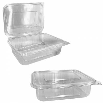 ΚΥΠΕΛΛΟ CLAM SHELL PET 100ΤΕΜ 750mL  στην Κατηγορία Πλαστικά Πιάτα - Δοχεία Τροφίμων 