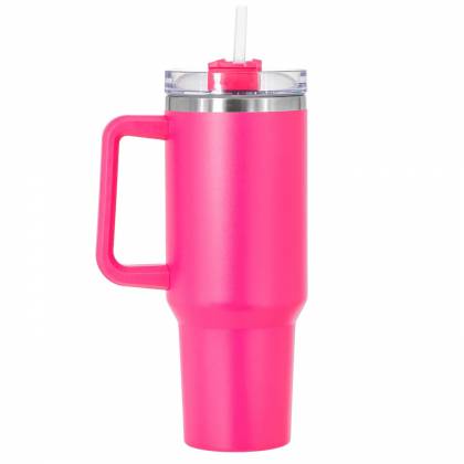 Ποτήρι Θερμός Γίγας με Λαβή & Καλαμάκι 1200ml
