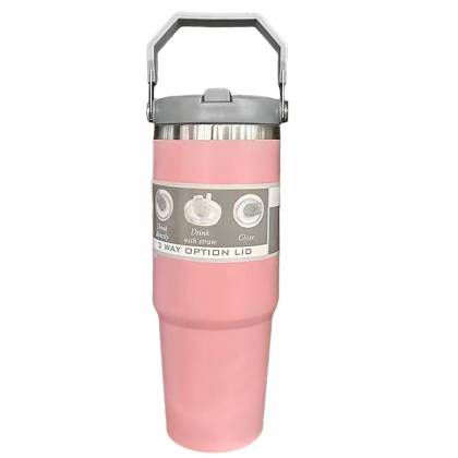 Ποτήρι Θερμός με Ανοιγόμενο Καλαμάκι 900ml