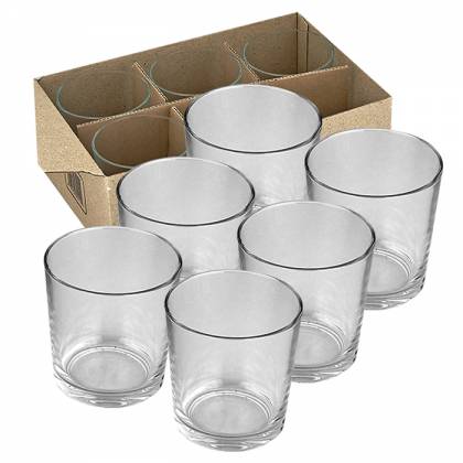 ΠΟΤΗΡΙ ΚΟΝΤΟ ΣΕΤ= 6ΤΕΜ 8,5x7,8cm 250mL  στην Κατηγορία Γυάλινα Ποτήρια - Φιάλες 