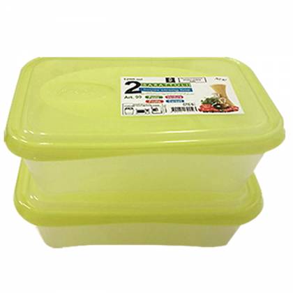 ΔΟΧΕΙΟ ΦΑΓΗΤΟΥ ΣΕΤ=2ΤΕΜ 1,2L 20x5,5x10cm  στην Κατηγορία Πλαστικά Πιάτα - Δοχεία Τροφίμων 