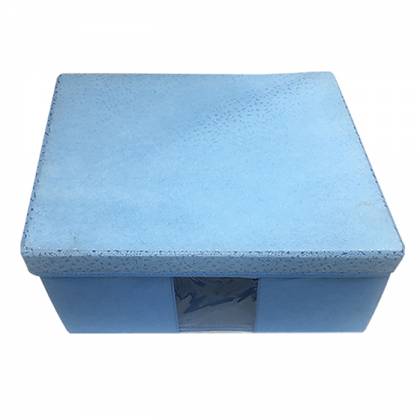 ΚΟΥΤΙ ΠΤΥΣΣΟΜΕΝΟ ΜΕ ΠΑΡΑΘΥΡΟ ΜΠΛΕ 40x30x20cm  στην Κατηγορία Αποθηκευτικά - Οργάνωση Σπιτιού 