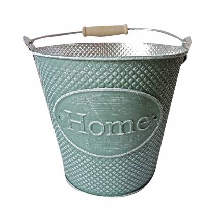 ΚΑΣΠΩ ΜΕΤΑΛΛΙΚΟ HOME-FAMILY Φ16x14,5cm  στην Κατηγορία Γλαστράκια - Ποτιστήρια 